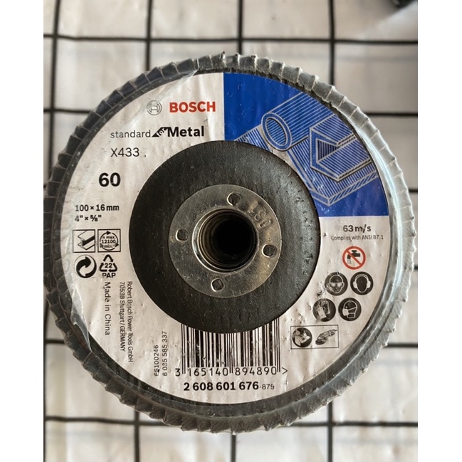 ĐĨA NHÁM XẾP 100mm bosch