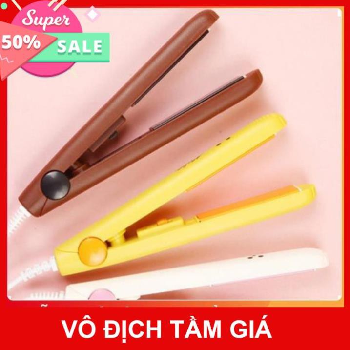 [ 𝐒𝐚𝐥𝐞 𝟓𝟎% ] MÁY ÉP, UỐN, DUỖI, LÀ TÓC MINI (TIỆN LỢI):