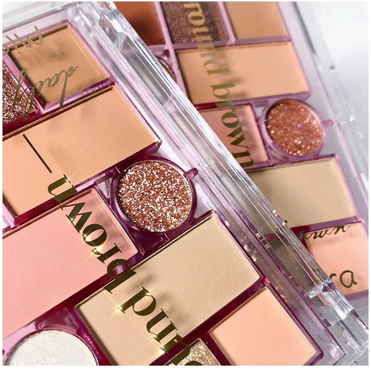 Bảng Mắt, Phấn Mắt Nội Địa Trung Nhũ Lì 20 Ô Mealea Sunset LALA