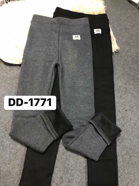 Quần Legging Lót Lông Co Dãn Siêu Tôn Dáng