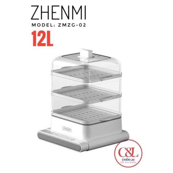 Nồi hấp hơi đa năng Zhenmi dung tích 12lít