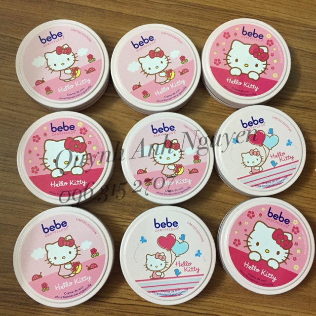 Kem nẻ Bebe Hello Kitty 50ml 