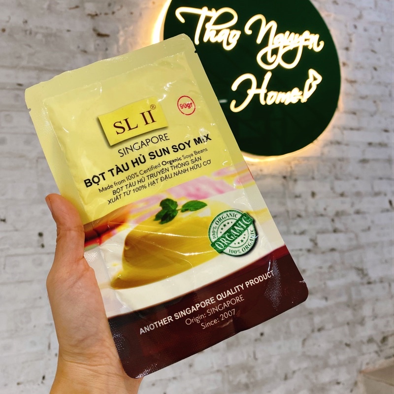 Bột tàu hũ Sun Soy Mix Singapore 90g