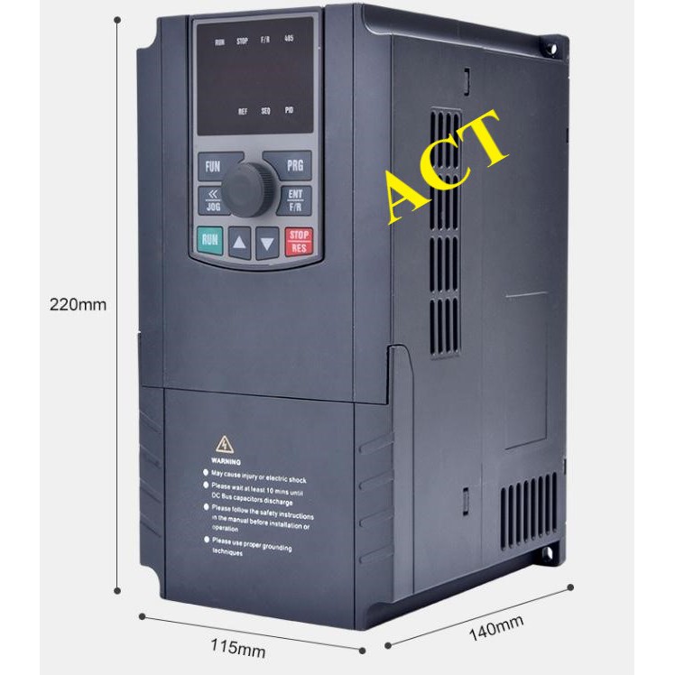 WB620-4T-7.50G - Vào 3P-380V ra 3P-380V 7.5KW  - Biến tần Wobao WB620