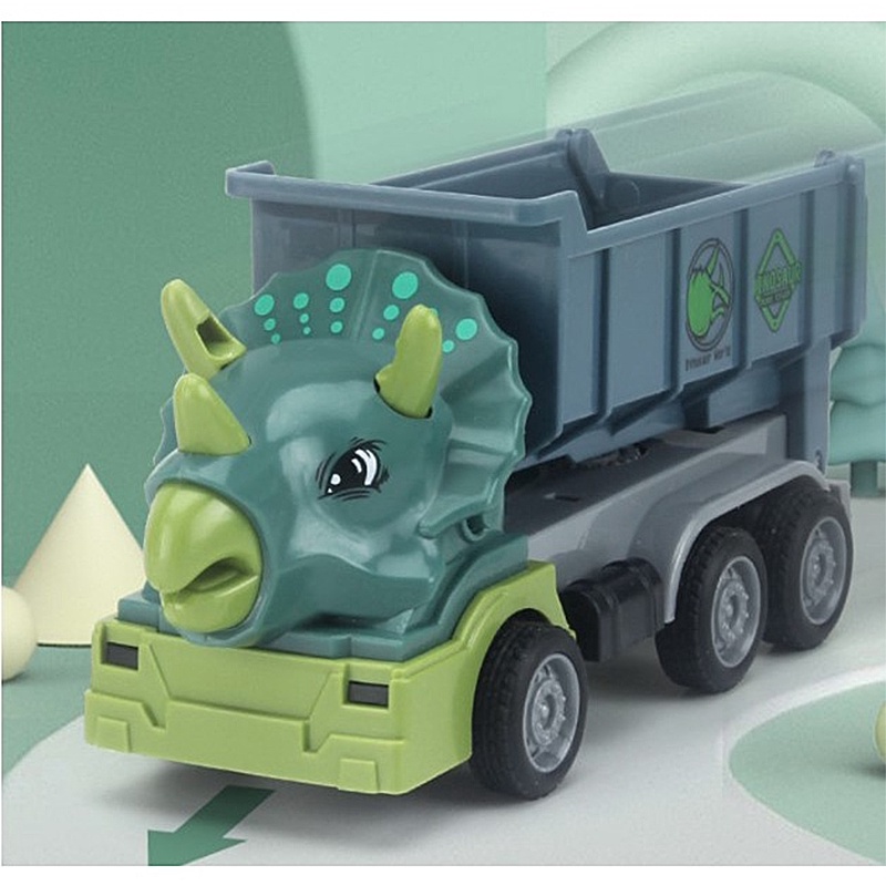 Mô hình đồ chơi xe công trường ZHANQI TOYS hình khủng long độc đáo dành cho bé