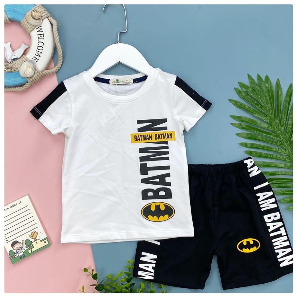 Bộ đồ bé trai LITIBABY in hình dơi, chất mát mềm. Mã BBMAN01