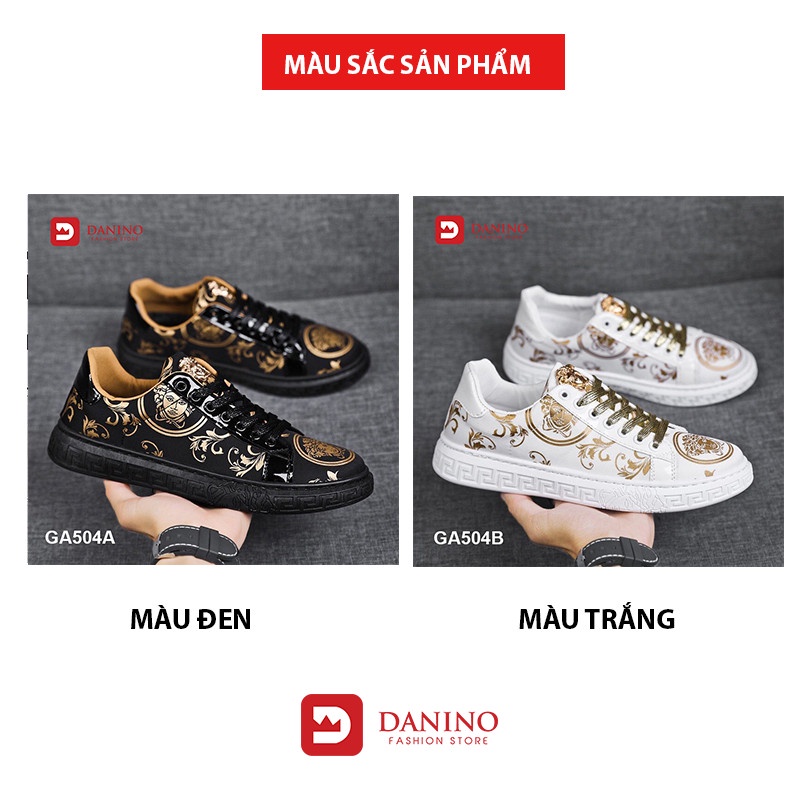 Giày nam đẹp sneaker đen tăng chiều cao GA504