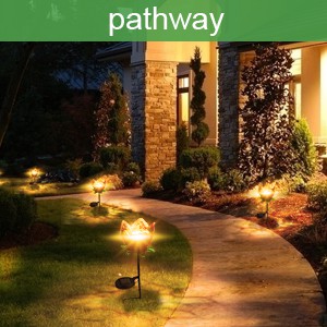 Đèn Led Năng Lượng Mặt Trời Chống Thấm Nước Hình Hoa Rỗng Trang Trí Lối Đi Sân Vườn