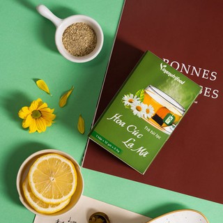 Trà hoa cúc la mã Vinanutrifood trà túi lọc hộp 12 gói x 2.5g