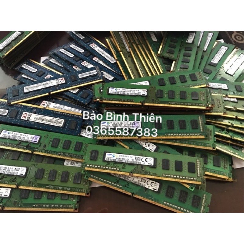 Ra PC đồng bộ 4Gb ddr3 1600/1333. Bảo hành 3 tháng