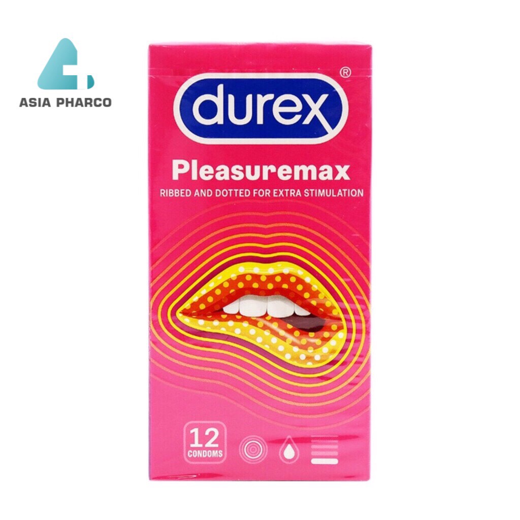 Bao cao su Durex Pleasuremax 12 bao