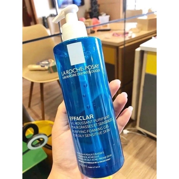 Sữa rửa mặt cho da dầu nhờn và mụn Laroche posay la roche posay effaclar