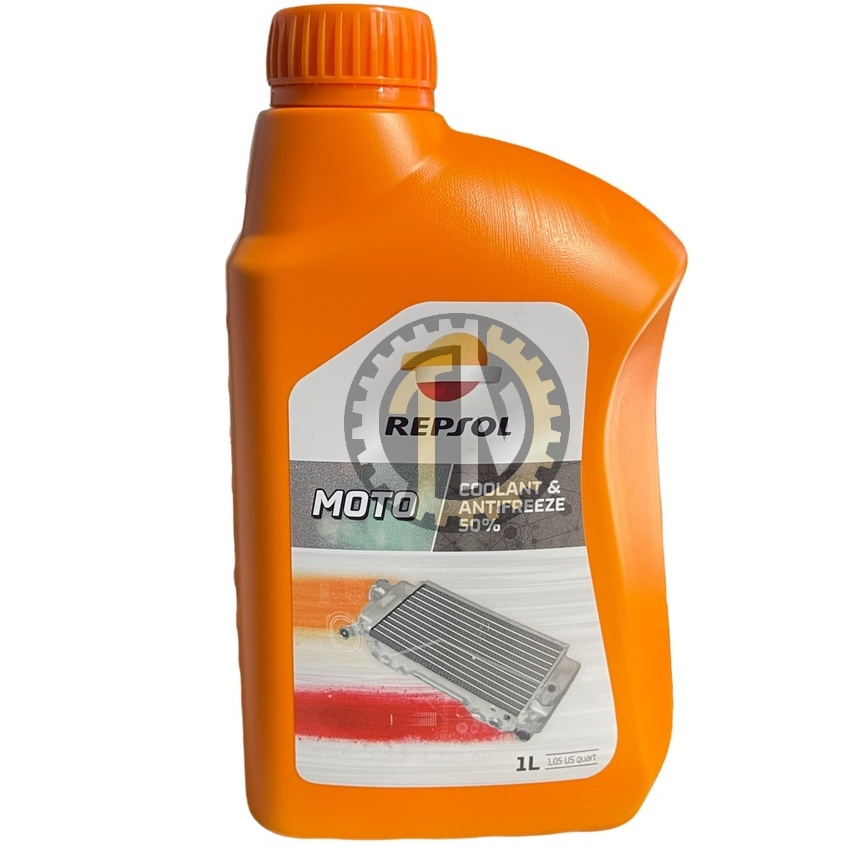 Nước mát Repsol Moto Coolant &amp; Antifreeze 1L
