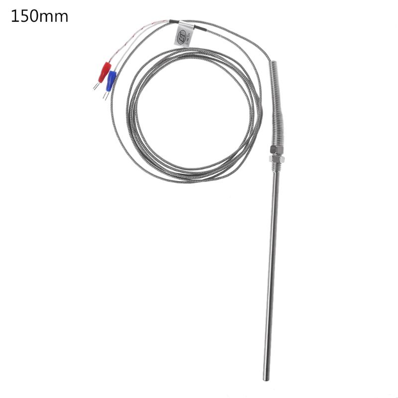 Đầu Dò Cảm Biến Nhiệt Độ Loại K M8 Dây Cáp 2m 50 / 100 / 150 / 200mm