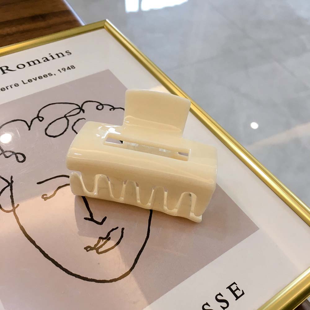 Kẹp Càng Cua Acrylic Thiết Kế Hình Vuông Nhiều Màu Sắc Tùy Chọn