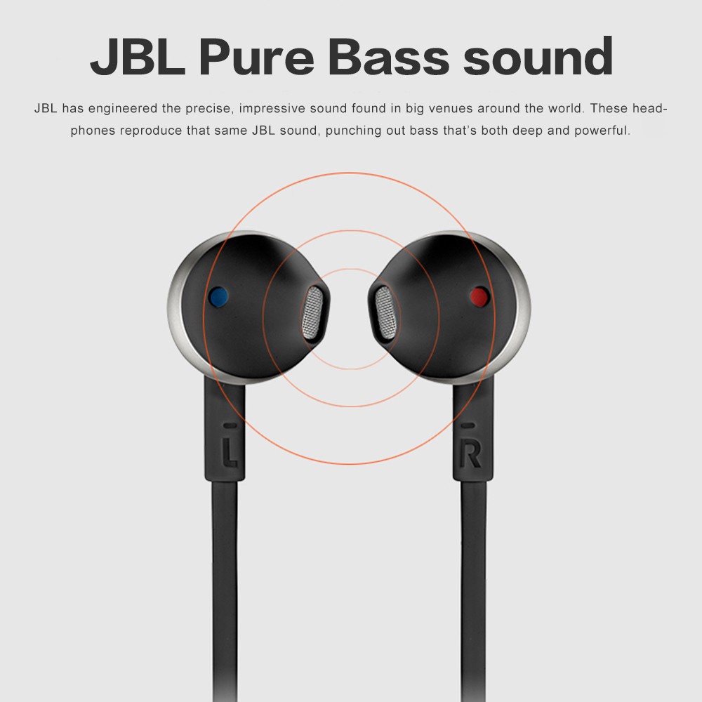 Tai nghe chơi game chính hãng JBL T205 3.5mm kèm mic