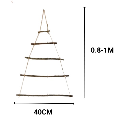 Cây thông noel từ cành cây khô đã ráp sẵn tuỳ chọn kích thước