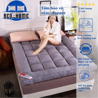 Topper Nệm ⚡Dày 7cm⚡ Tấm Topper Tiện Nghi Cao Cấp Gấp Gọn Gàng Khi Không Sử Dụng