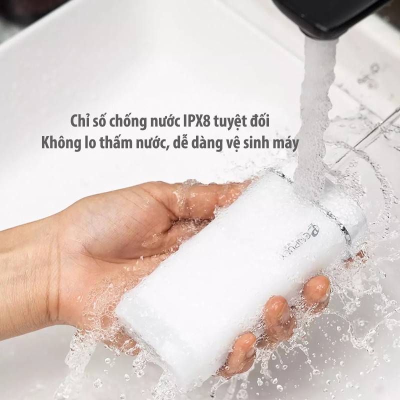 Máy Tăm Nước Mini Xiaomi Enpuly ML6 Không Dây Pin 1100mah Bình Chứa Nước 130ml Dùng Chăm Sóc Răng Miệng