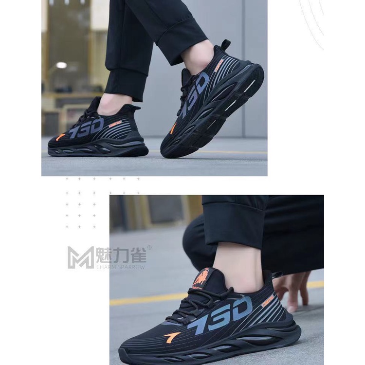 Giày sneaker nam 730 Cemtos màu đen bền đẹp