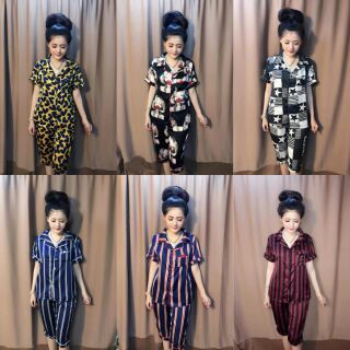 Bộ lững pijama họa tiết mới