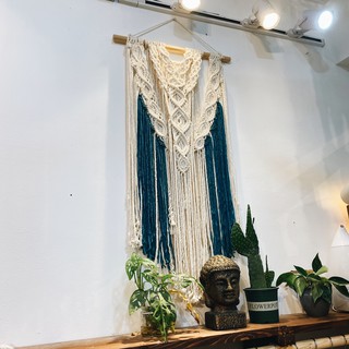 Rèm Macrame treo tường phối màu 09