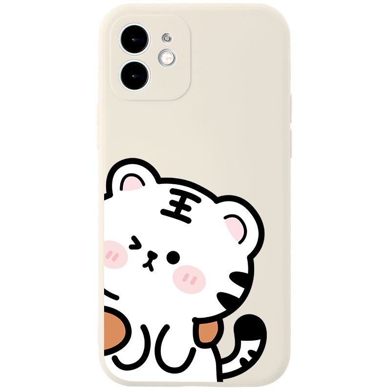 Ốp điện thoại JURSUE mềm hoạt hình cặp đôi thích hợp cho iPhone 13 12 11 Pro Max SE 2020 X XR XS 8 7 ip 6S 6 Plus Y1857