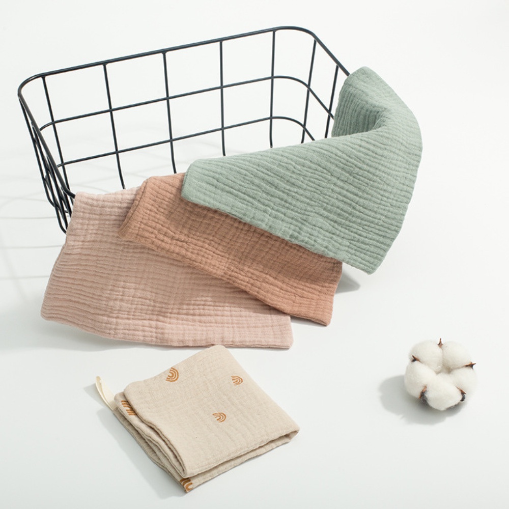 [Siêu thấm] Khăn xô, khăn sữa organic 4 lớp, muslin kháng khuẩn 100% tự nhiên an toàn cho bé