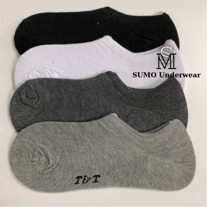 (vỉ 5 đôi) Tất/vớ nam kiểu thuyền Thịnh Trung, hàng vnxk, dệt 100% cotton thấm hút mồ hôi, ngăn ngừa hôi chân.