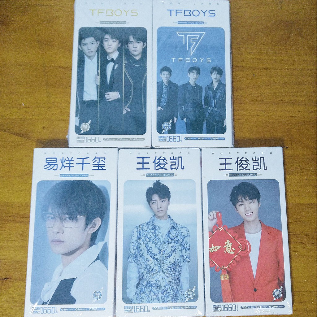 Hộp Postcard TFBOYS, Khải, Nguyên, Thiên