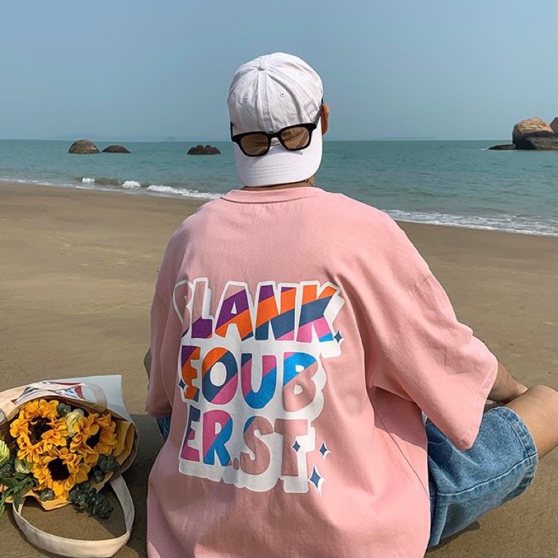 [Mã SKAMFSW175 giảm 10K đơn 50K] Áo thun phông nam nữ PINK tay lỡ form rộng BUER Unisex
