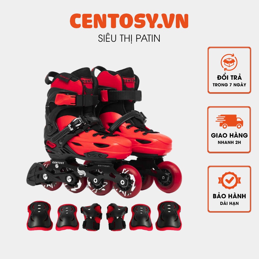 Giày Trượt Patin Centosy Kid Pro 2, Giày Patanh Cao Cấp, Trượt Êm, An Toàn Cho Bé