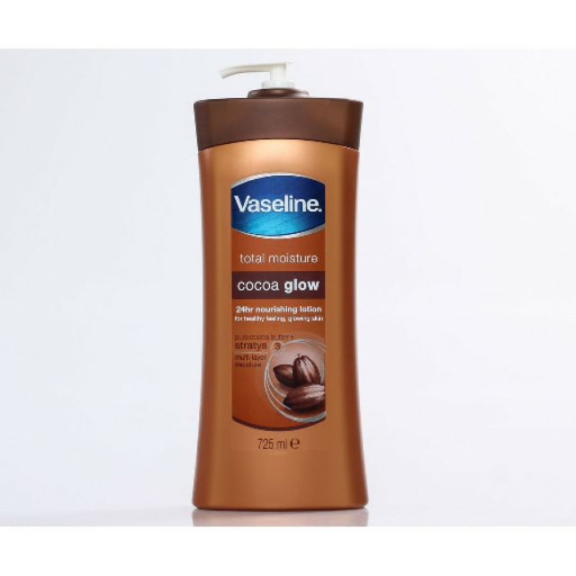 Sữa Dưỡng Thể Vaseline Total Moisture Cocoa Glow 725ml