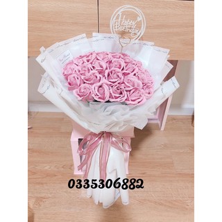 Bó Hoa Sáp 25 Bông To Đẹp(Ảnh thật 💯%)