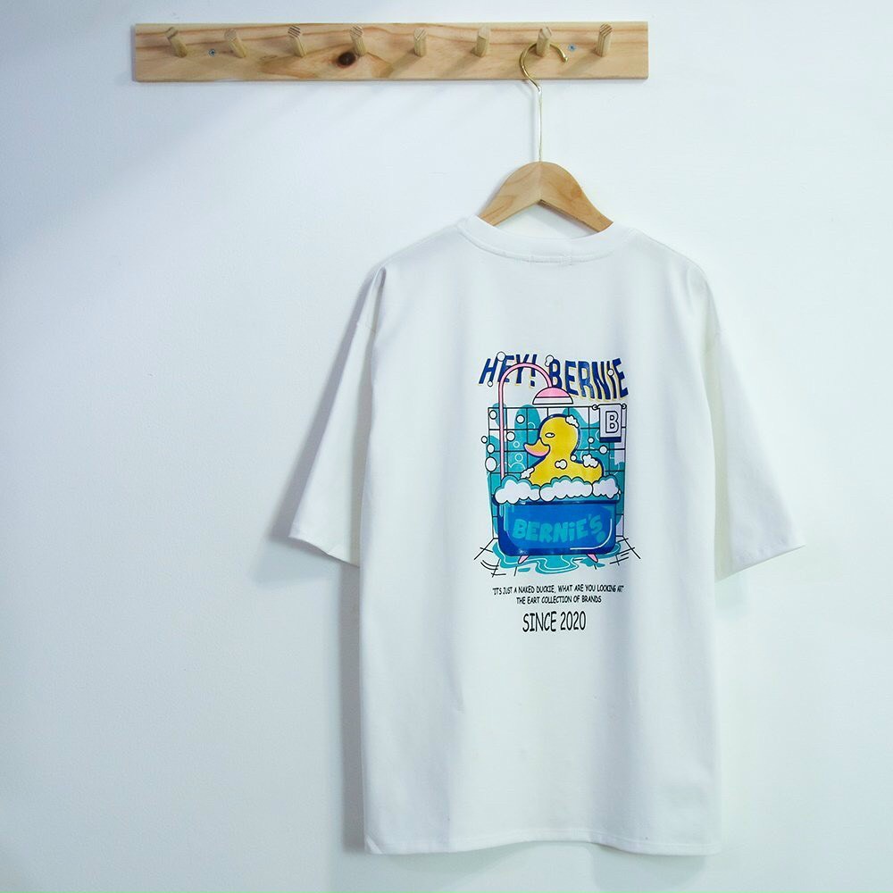 Áo thun dáng rộng tay lỡ Unisex đẹp hàng cao cấp chất mềm mịn hình vịt benni | BigBuy360 - bigbuy360.vn