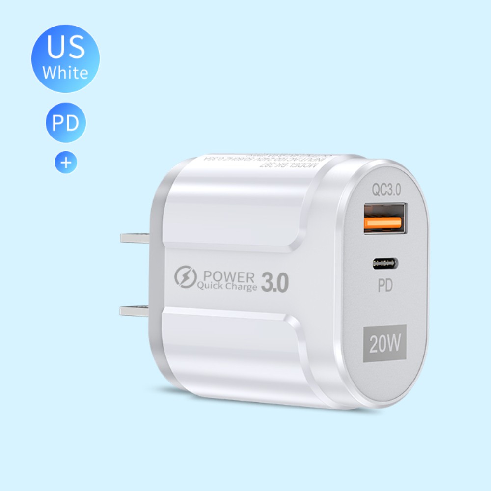 XIAOMI Cốc Sạc Nhanh Pd 20w Usb 3.0 Eu Us Plug 3a Cho Iphone 12 Samsung