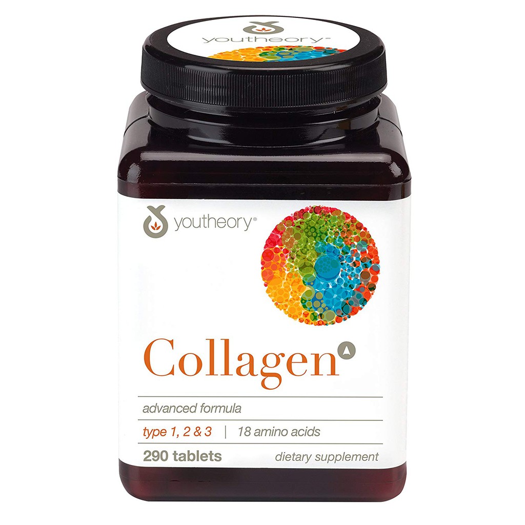 Collagen Youtheory type 1 2 & 3 loại 290 - 390 viên for women & men