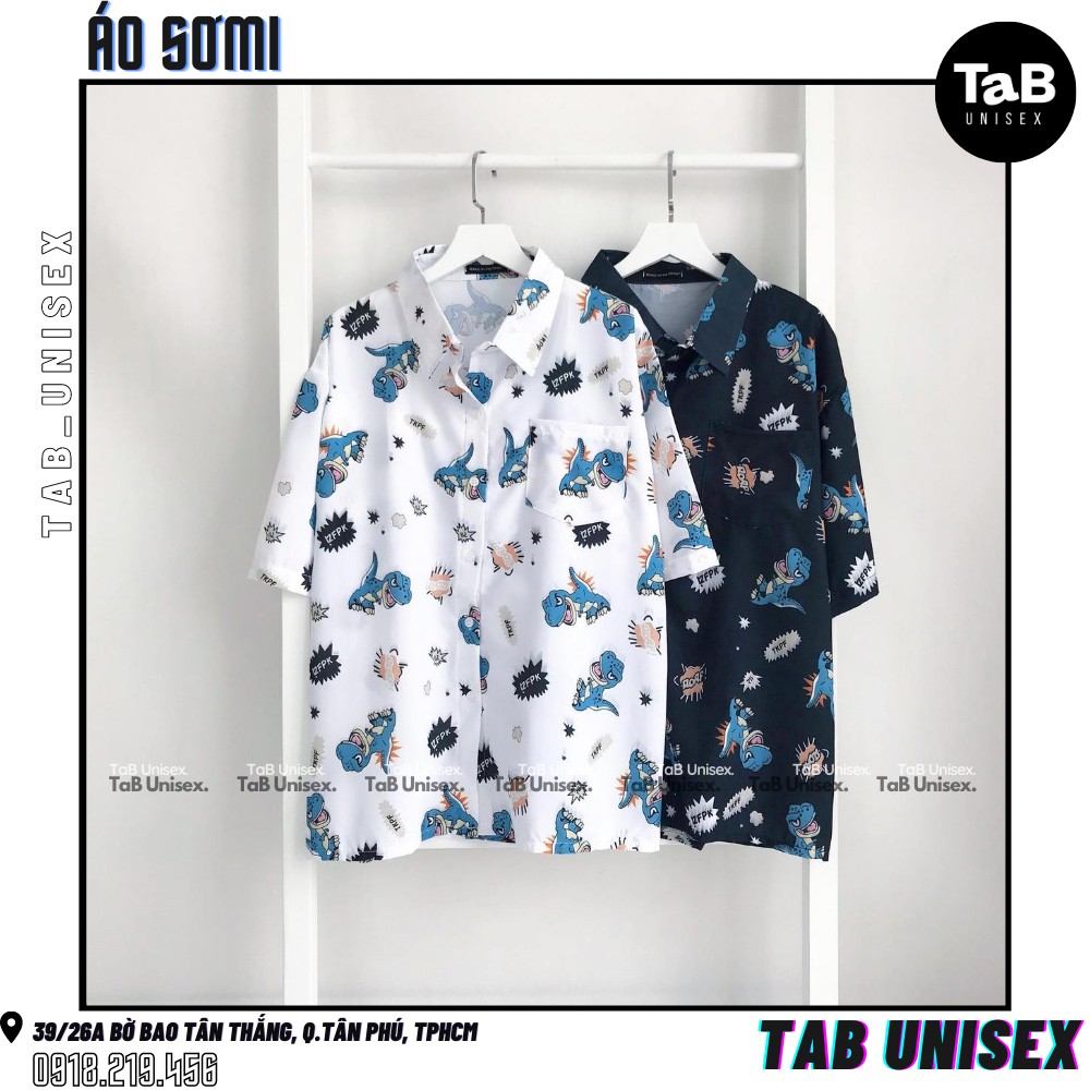 Áo Sơ mi unisex họa tiết form Rộng (nhiều mẫu) - TAB UNISEX