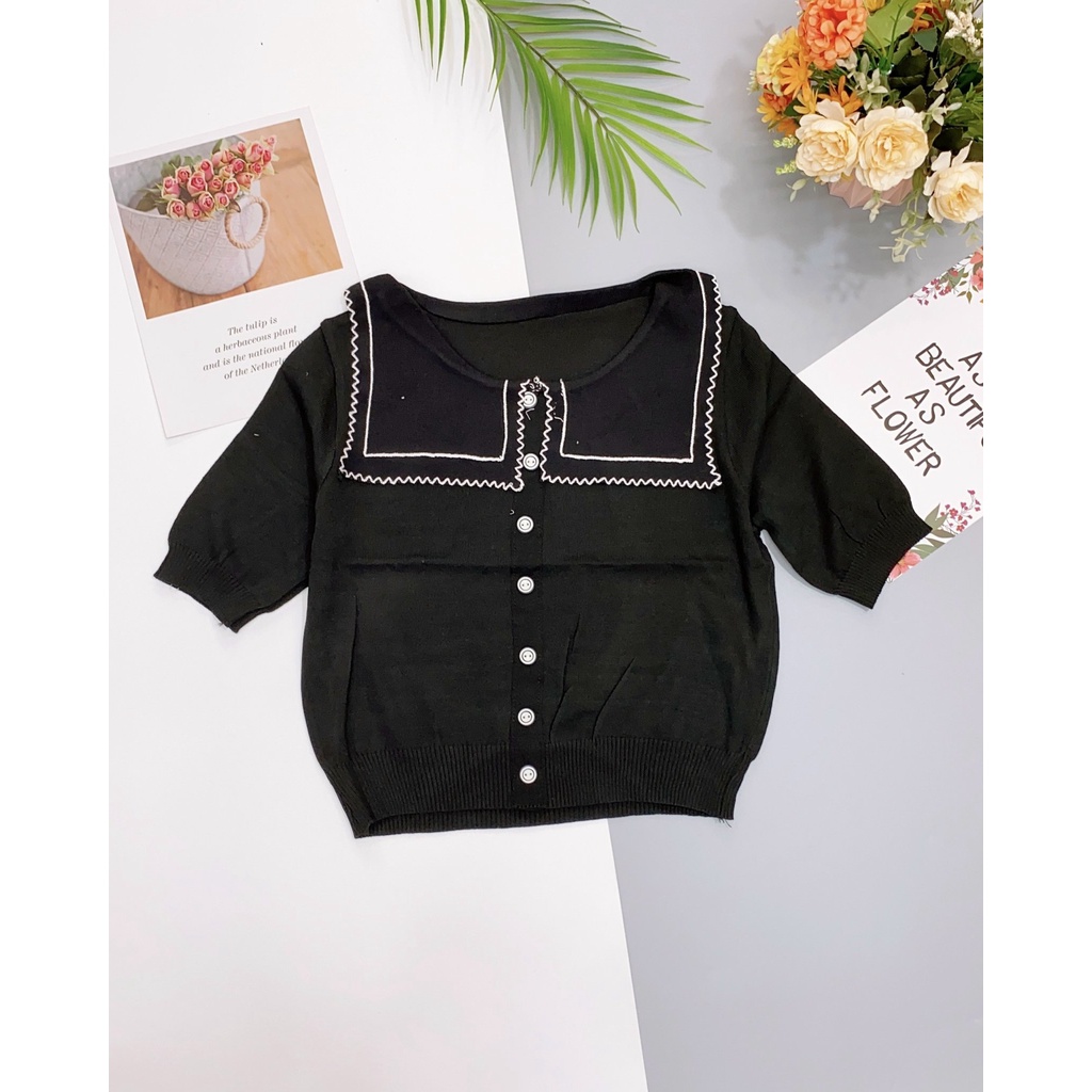 Áo Len Nữ cổ tròn tay lỡ hàn quốc,đẹp dễ mix đồ | BigBuy360 - bigbuy360.vn