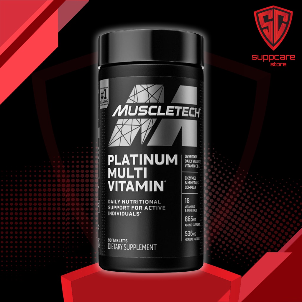 Vitamin Tổng Hợp Cao Cấp | Muscletech Platinum Multivitamin 90 Viên
