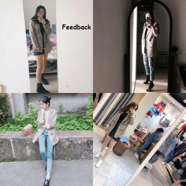 [CÓ SẴN] Áo khoác blazer caro | BigBuy360 - bigbuy360.vn