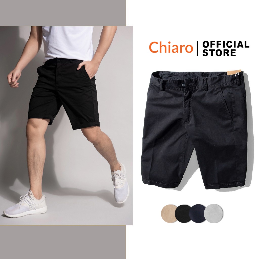 Quần short nam kaki quần đùi đẹp co giãn kiểu dáng trẻ trung cao cấp Chiaro Q502