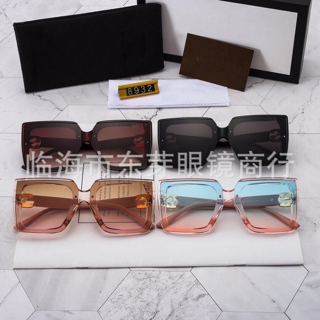 Kính Râm Chống Tia Uv4000 gucci Cổ Điển Kích Thước Lớn Phong Cách Thể Thao Cho Nam Và Nữ