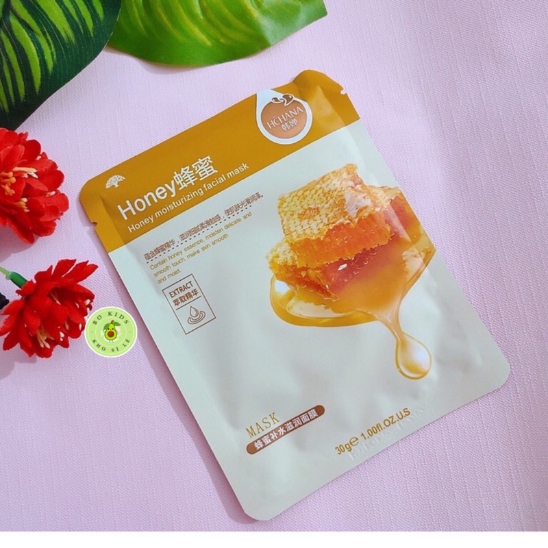 Mặt nạ giấy hoa quả dưỡng trắng da giảm mụn dưỡng ẩm dưỡng da chống lão hóa thải độc