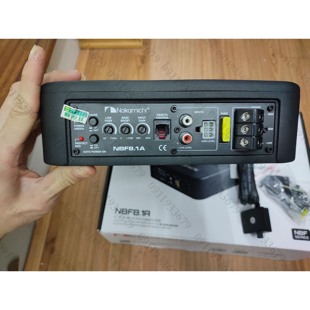 HCM-Loa sub gầm ghế NAKAMICHI NBF8.1A -bảo hành 12 tháng