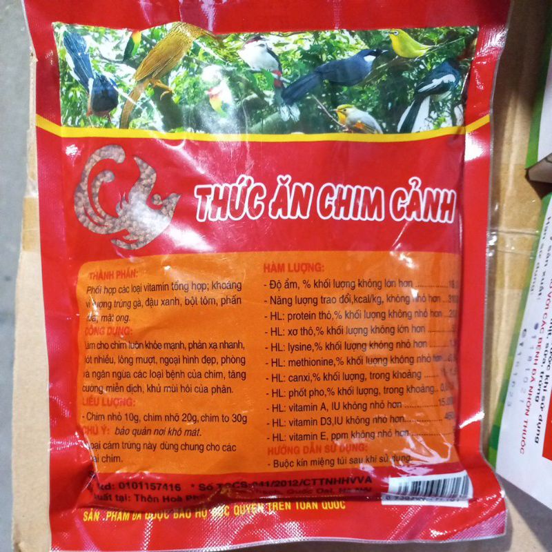 Cám trứng chim cảnh Việt Anh 500g