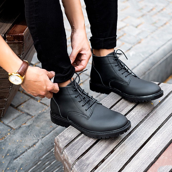 [XẢ KHO] Giày nam cao cổ Chelsea boots Dr 1486 da thật nguyên tấm cao cấp | BigBuy360 - bigbuy360.vn