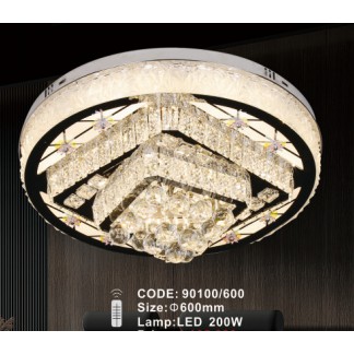 Đèn mâm vuông LED áp trần NC 90100/600 DAK LED