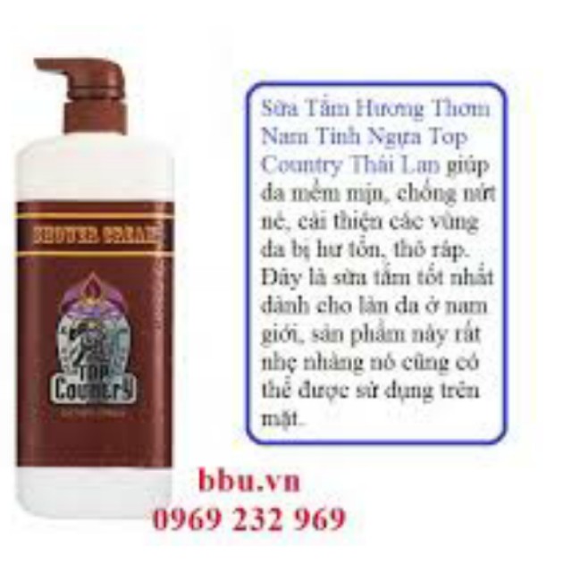 Sữa tắm ngựa TOP COUNTRY 500ml Thailand