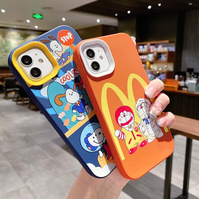 Ốp Điện Thoại Silicon TPU Mềm Chống Sốc In Hình Snoopy Cho iPhone 14 13 12 11 Pro Promax 6 6S 7 8 Plus X XR XSMax SE
